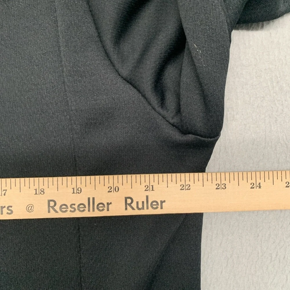 Adidas Mens Response 1/4 Zip Black Sweatshirt Large Wicking Quick Dry Activewear - Picture 7 of 14